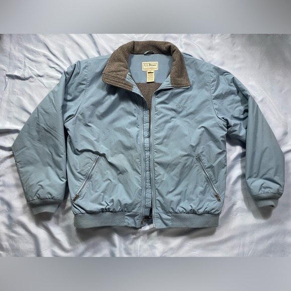 LL Bean Powder Blue Ski Jacket - Picture 1 of 7